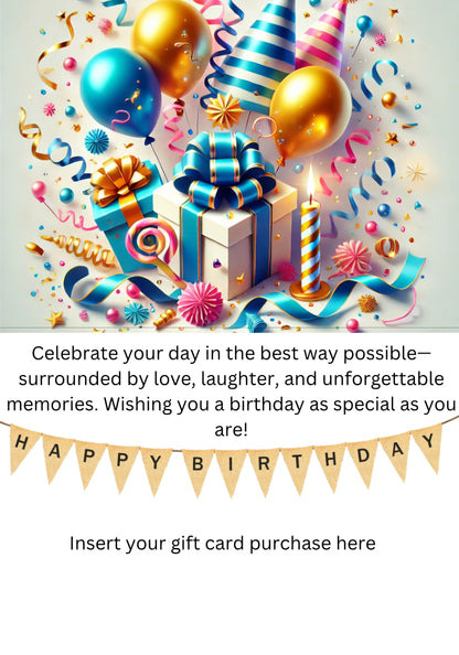 Birthday Bliss Gift Card Holder