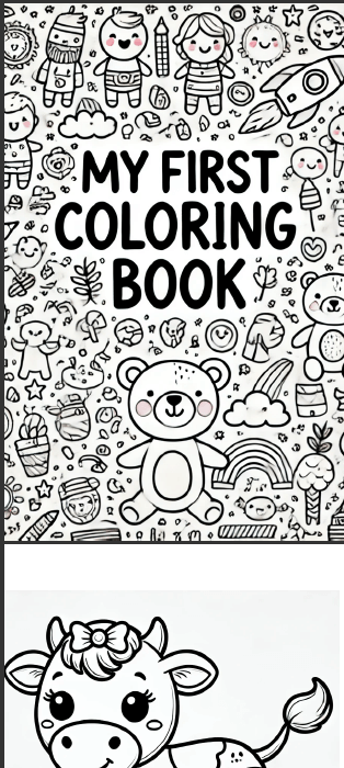 My First Coloring Book – Fun and Easy Coloring for Kids!